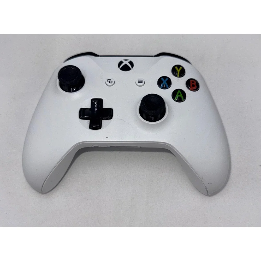 Microsoft Xbox One Wireless Controller Model 1708 White Fair Missing Back Cover